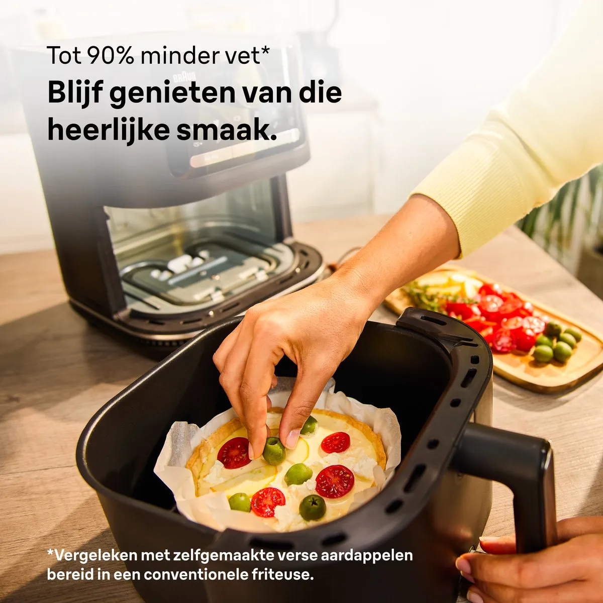 Braun MultiFry 5 HF5050 Airfryer 2-in-1 6L - 2000W - Zwart/Grijs