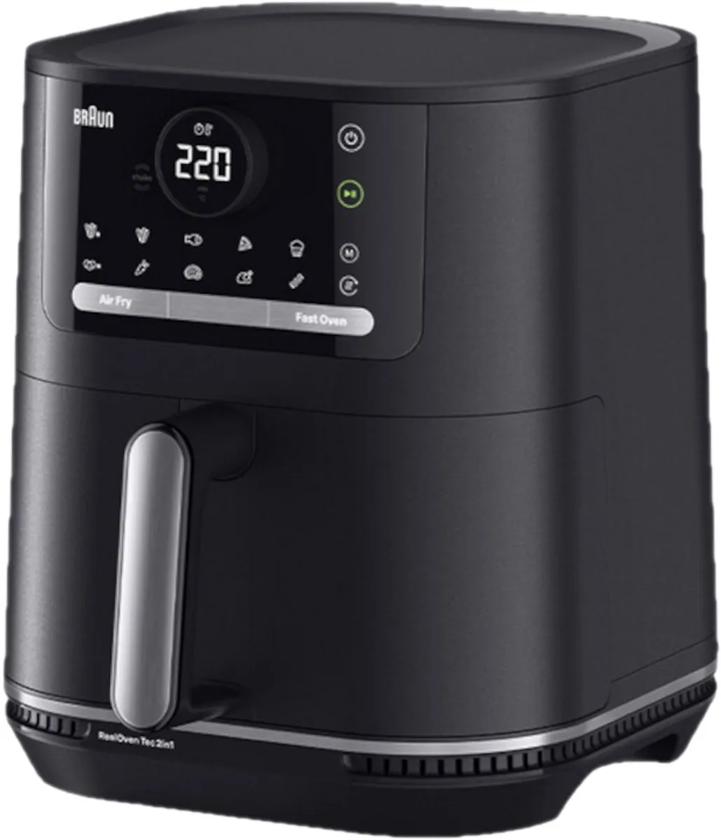 Braun MultiFry 5 HF5050 Airfryer 2-in-1 6L - 2000W - Zwart/Grijs