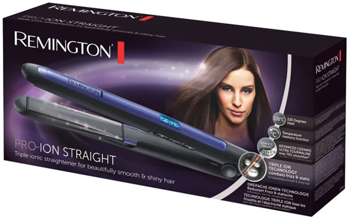 Remington Pro-Ion S7710 Stijltang - 3 standen - Zwart