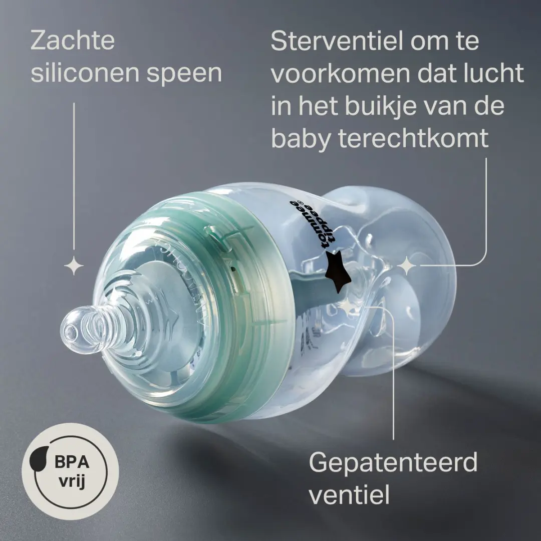 Tommee Tippee Advanced Anti-Colic Starterset - 9 Stuks 150ml/260ml - Turquoise
