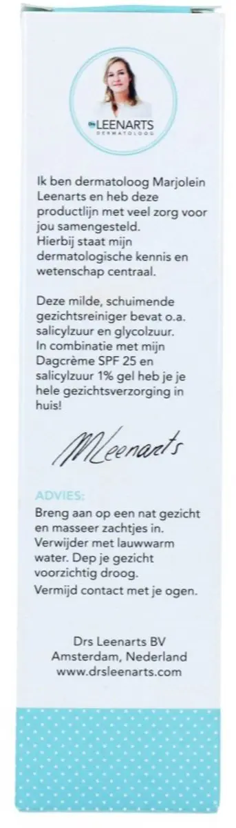Drs Leenarts Schuimende Gezichtsreiniger 2% Salicylzuur 100ml