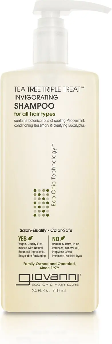 Giovanni Tea Tree Triple Treat Shampoo 710ml