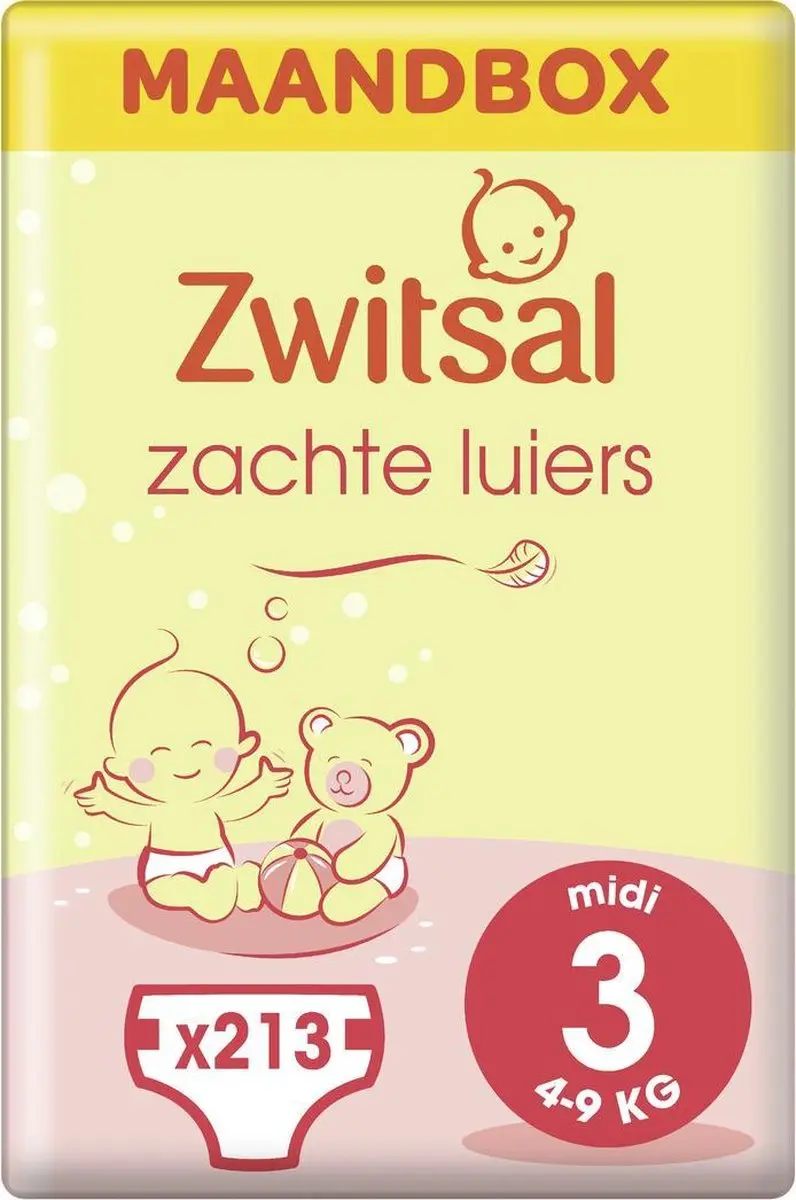 Zwitsal Luiers Midi Maat 3