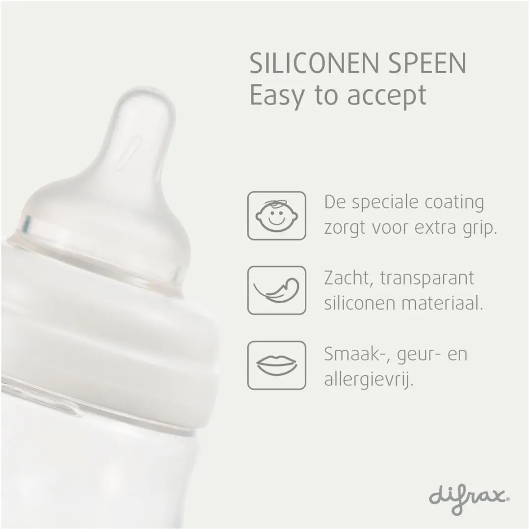 Difrax Babyfles Breed 310ml - S-fles Anti Koliek - 2 Stuks