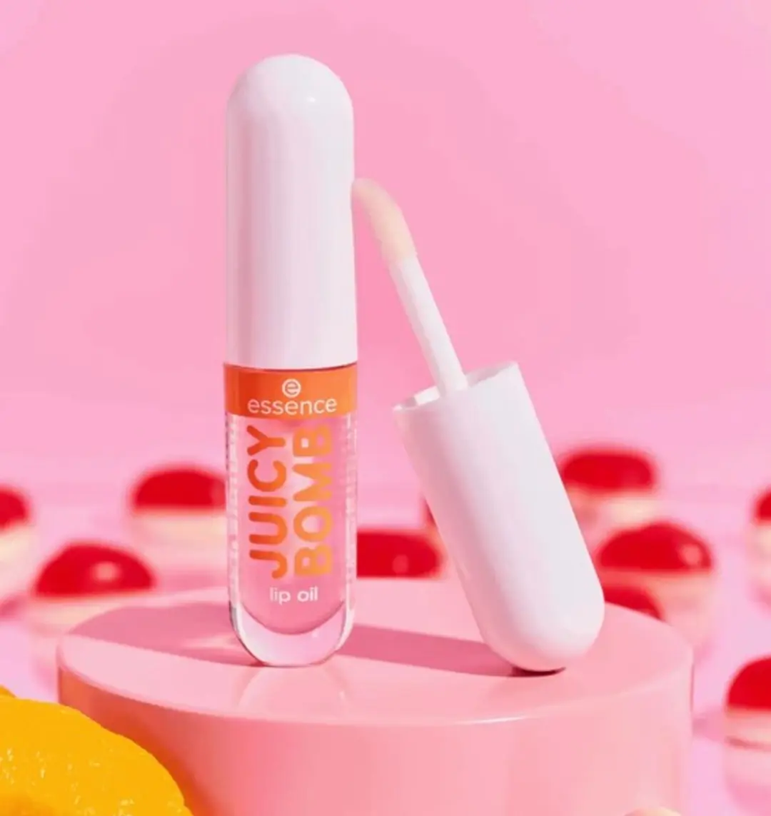 Essence Juicy Glow Juicy Bomb Party Lip Oil 01 Peach Perfect - 2x2.4ml