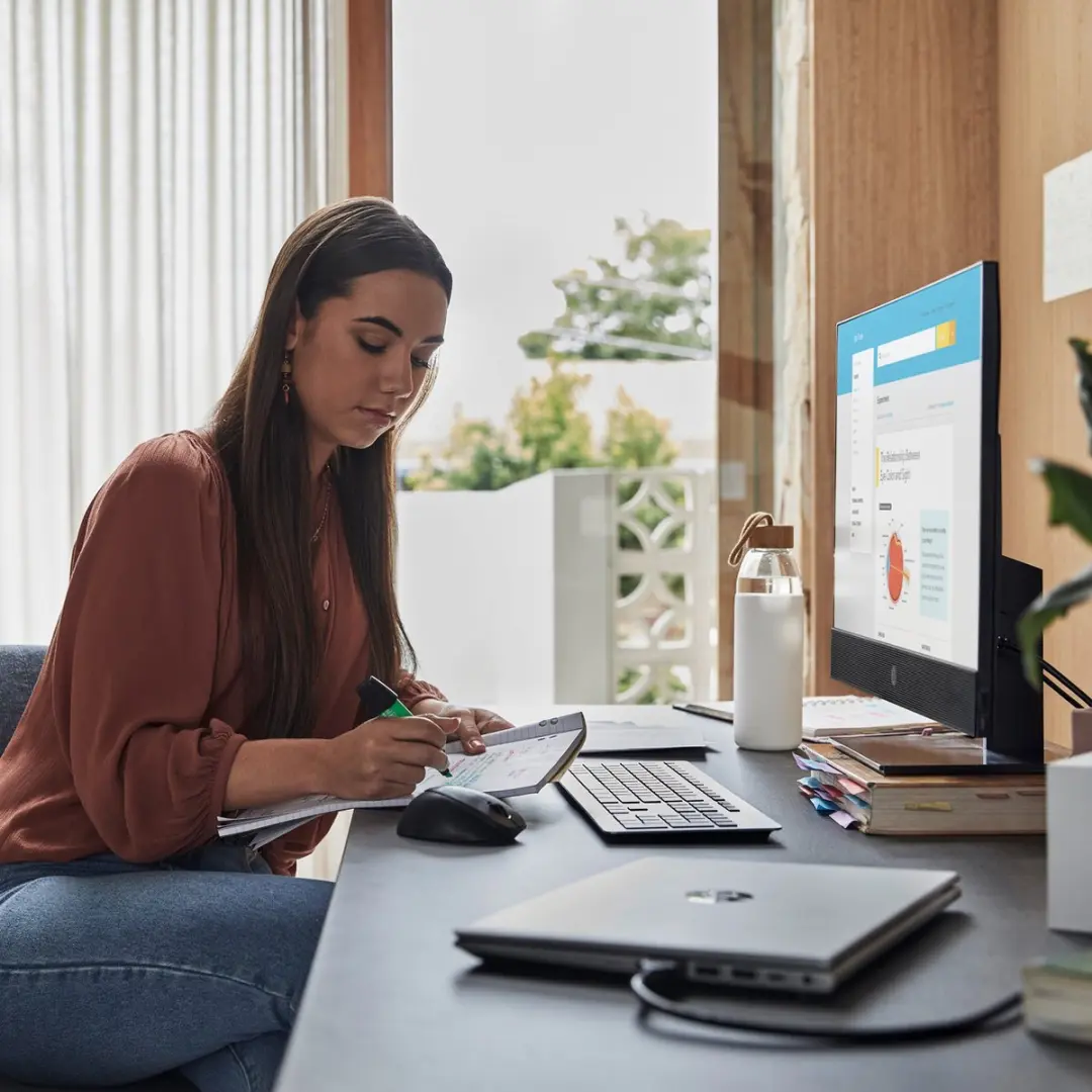 HP ProOne 440 G9 Alles-in-één PC - 23.8" Full HD - i5 - 8GB - 256GB SSD - Zwart - afbeelding 6 van 6