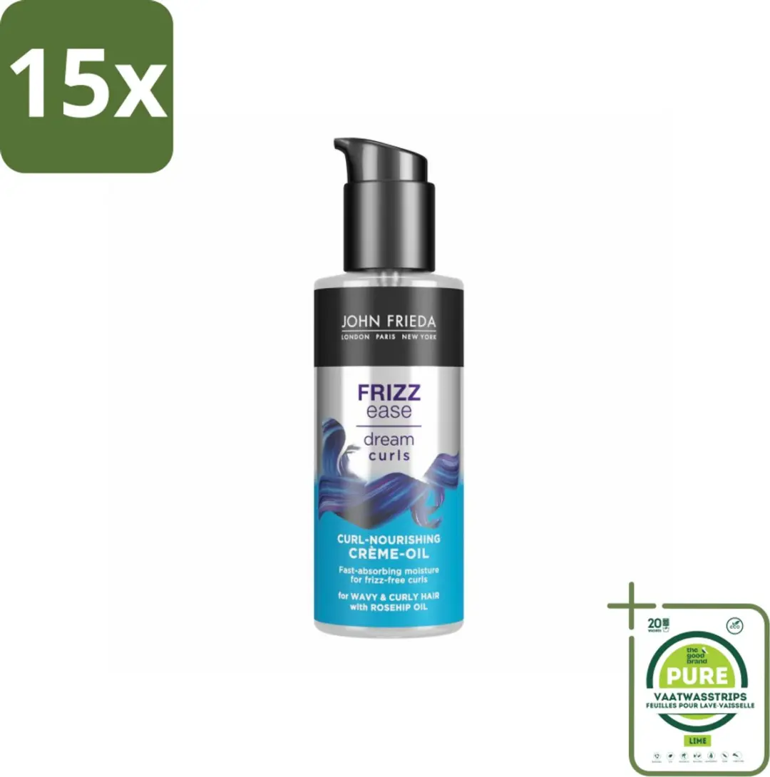 John Frieda Dream Curls Curl Defining Crème Oil 1500ml (15x100ml)
