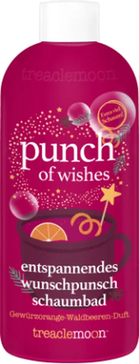 Treaclemoon Winter Badschuim Punch of Wishes 425ml