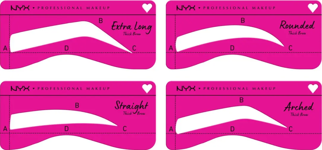 NYX Zero to Brow Stencil Dik Wenkbrauwstencil 35ml
