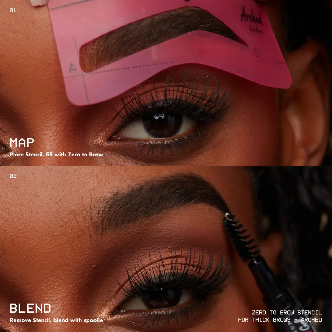NYX Zero to Brow Stencil Dik Wenkbrauwstencil 35ml