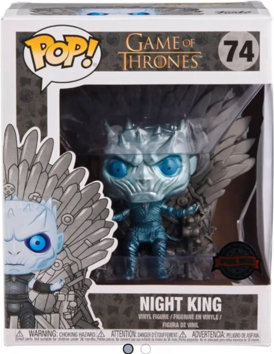 Funko POP! Game of Thrones Night King 74 - Blauw/Grijs