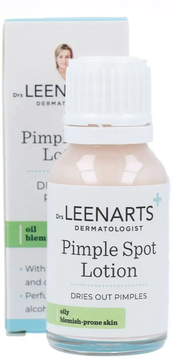 Drs Leenarts Aanstiplotion 15ml - Puistjes - Sulfur/Zinkoxide