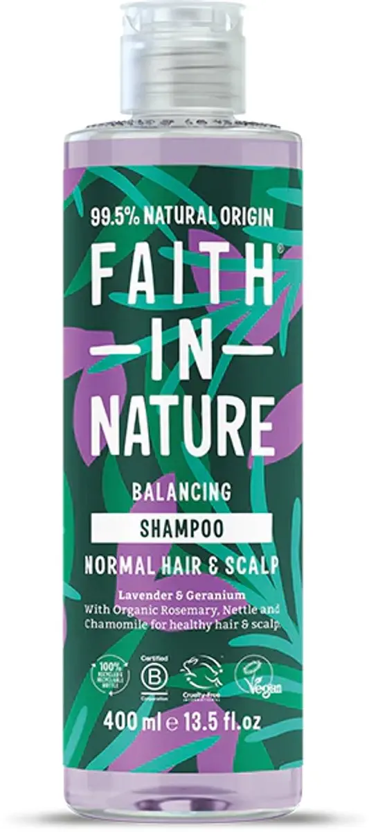 Faith In Nature Lavendel & Geranium Shampoo 400ml