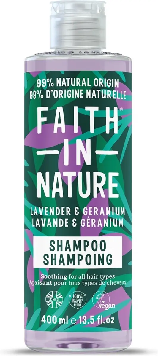 Faith In Nature Lavendel & Geranium Shampoo 400ml
