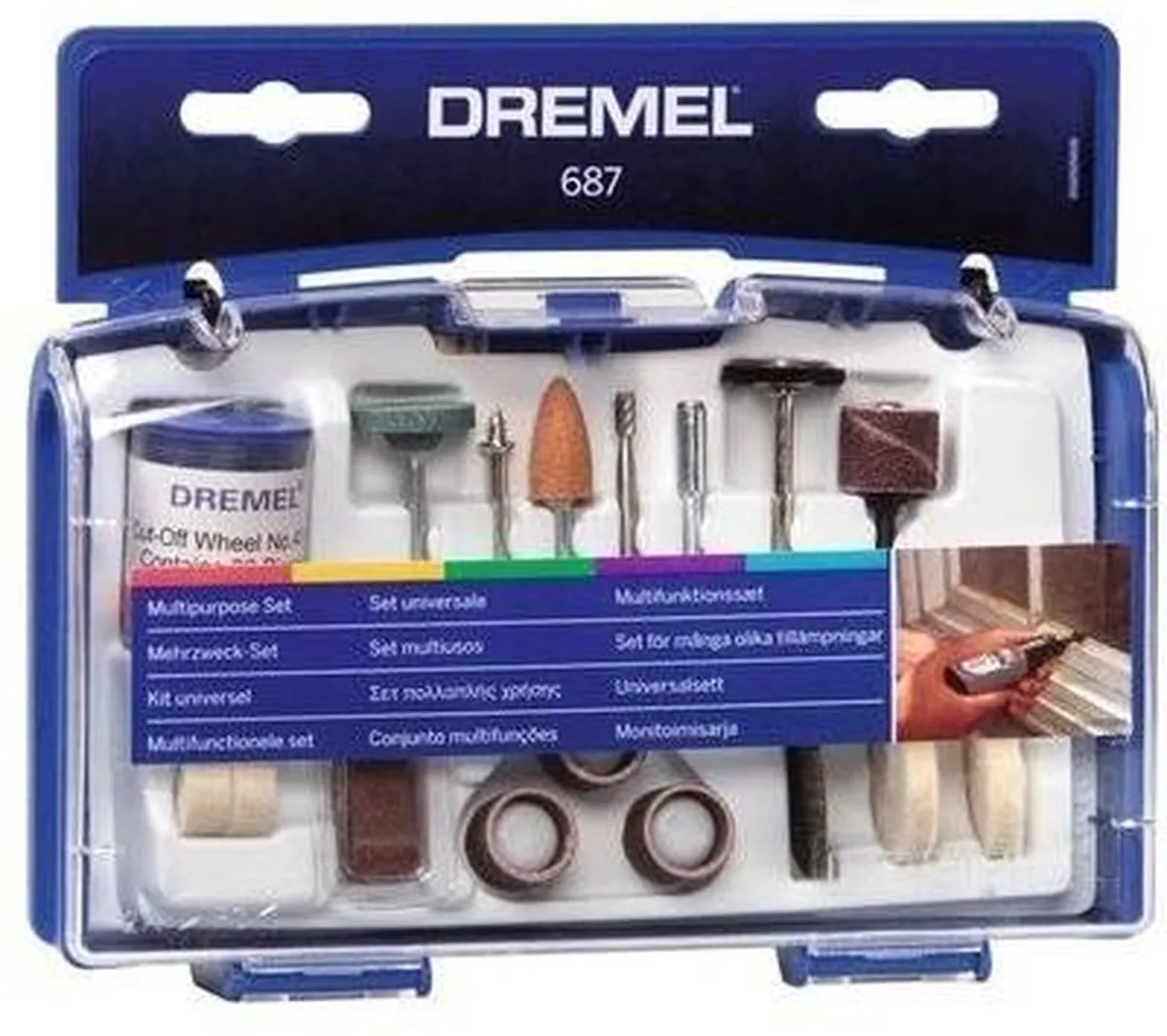 Dremel 687 Multifunctionele Set - Roterend - Staal