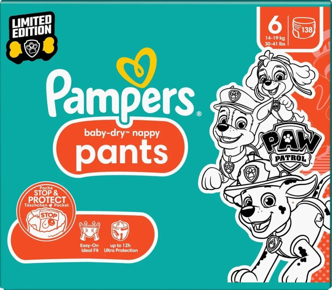 Pampers Baby Dry Luierbroekjes EL 6
