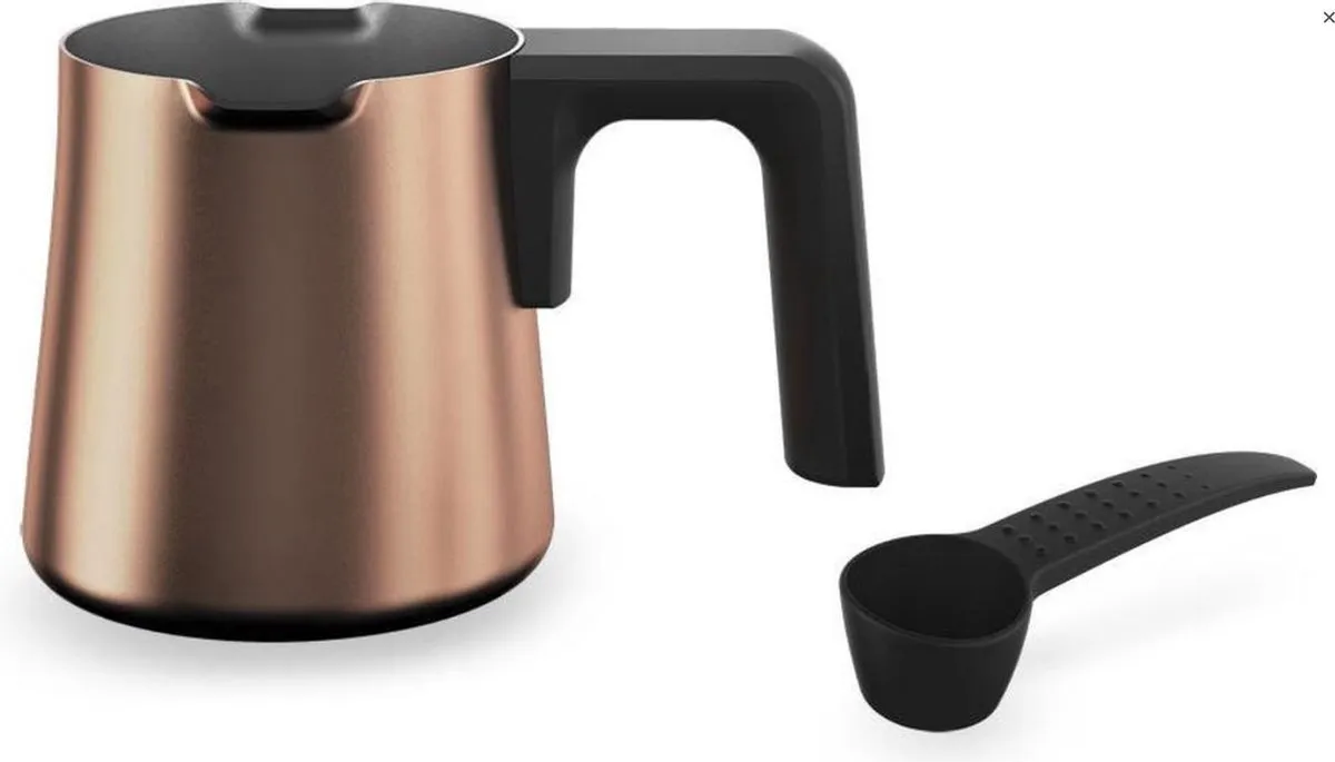 Beko TKM8961B Turkse Koffiemaker 6 Kopjes - 1,5L - Koper/Zwart