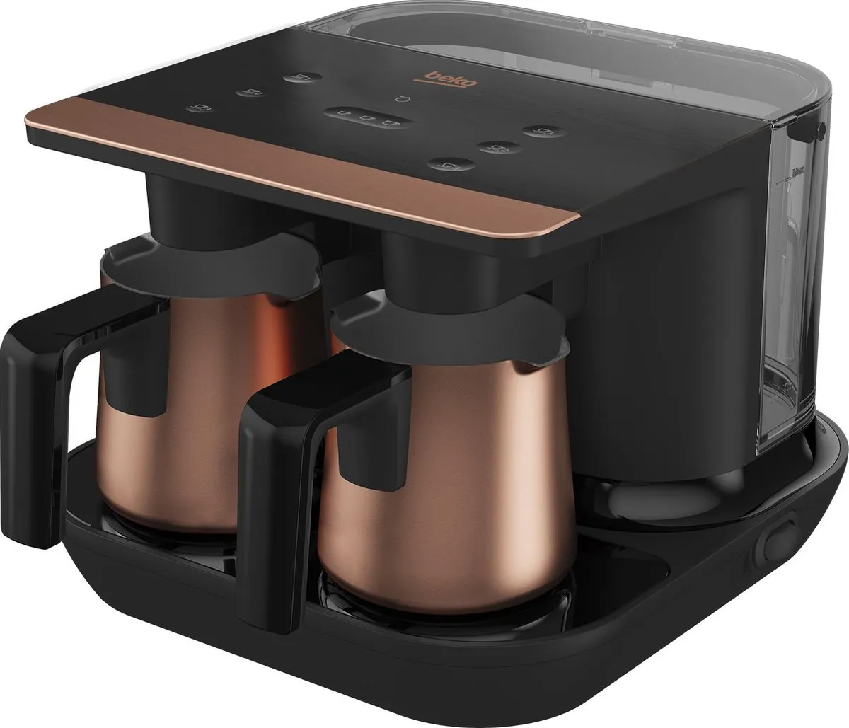 Beko TKM8961B Turkse Koffiemaker 6 Kopjes - 1,5L - Koper/Zwart