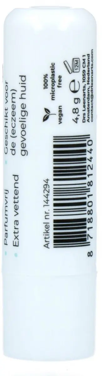 Drs Leenarts Lipcare+ Macadamiaolie Vitamine E 50ml - Wit