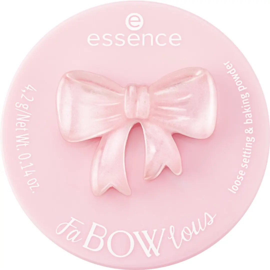Essence FaBOWlous Loose Setting & Baking Powder 01 Bow Set Go - 4,2 g - Transparant
