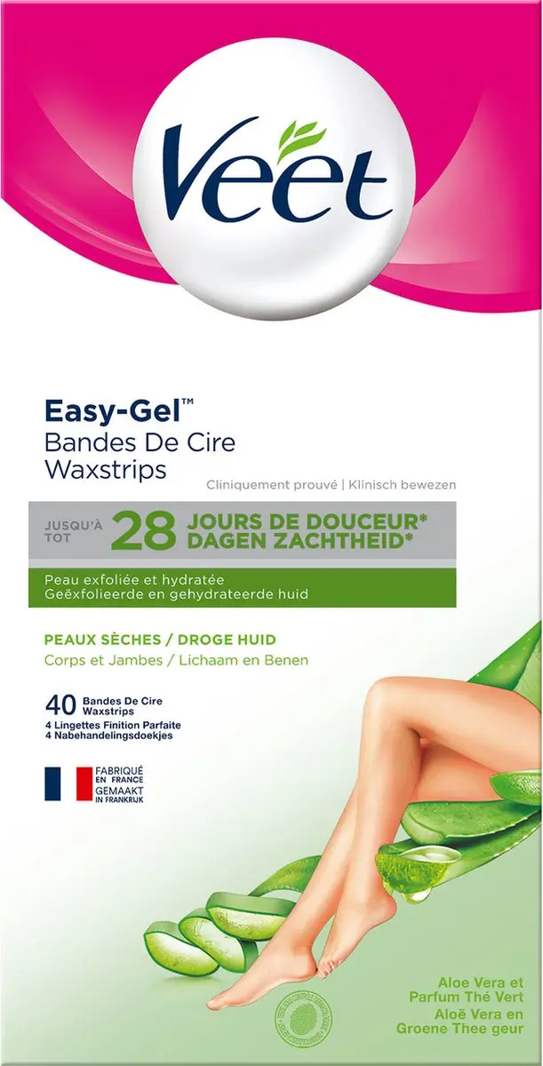Veet Ontharingsstrips Benen & Lichaam Easy-Gelwax