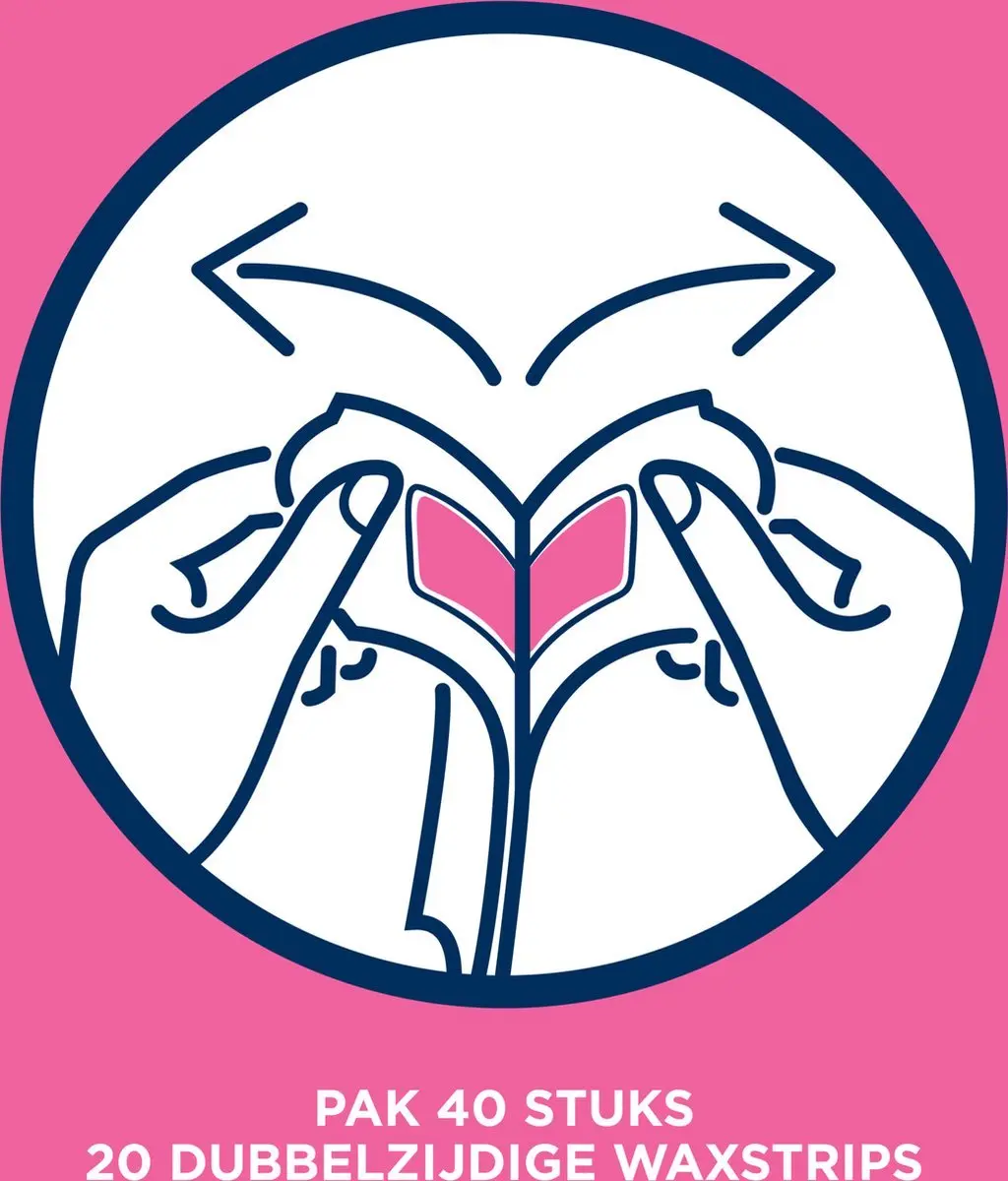 Veet Ontharingsstrips Benen & Lichaam Easy-Gelwax - 40 Stuks