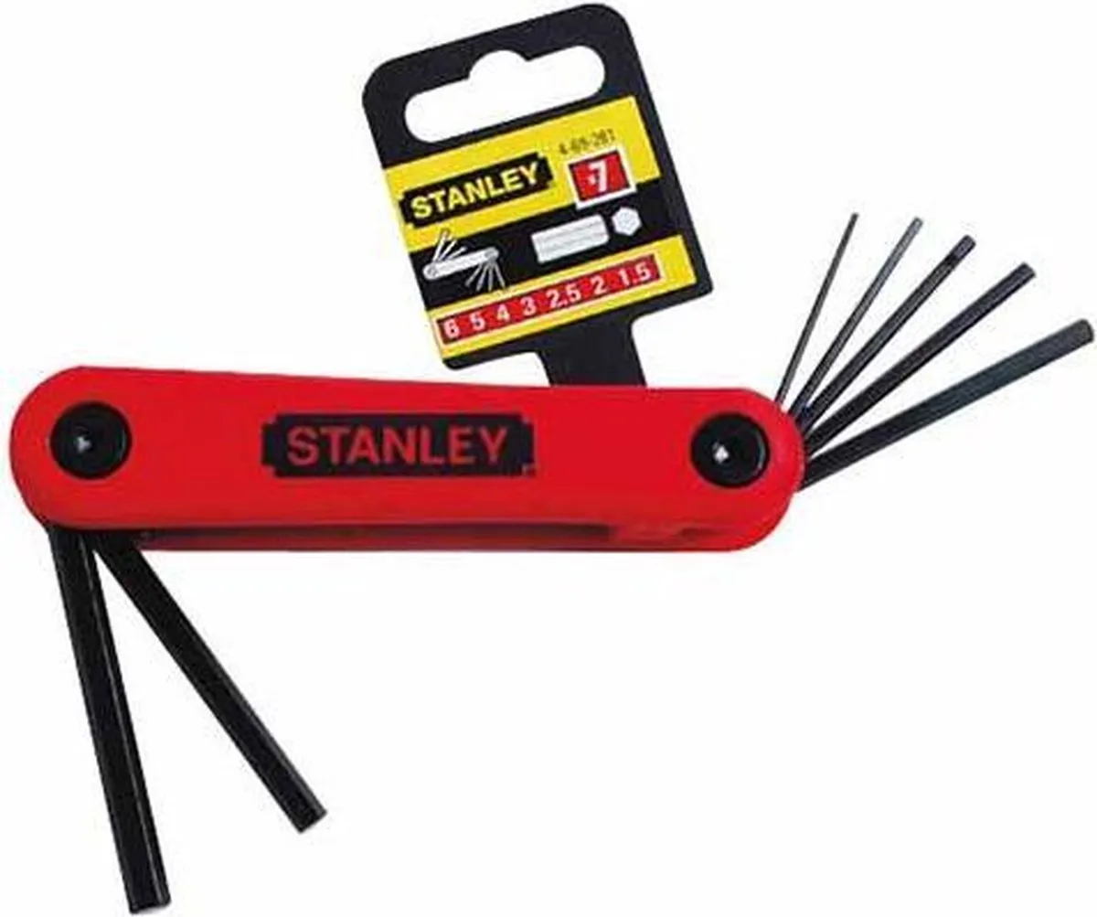 Stanley Stiftsleutelset 7-delig 2.5-10mm - Geel