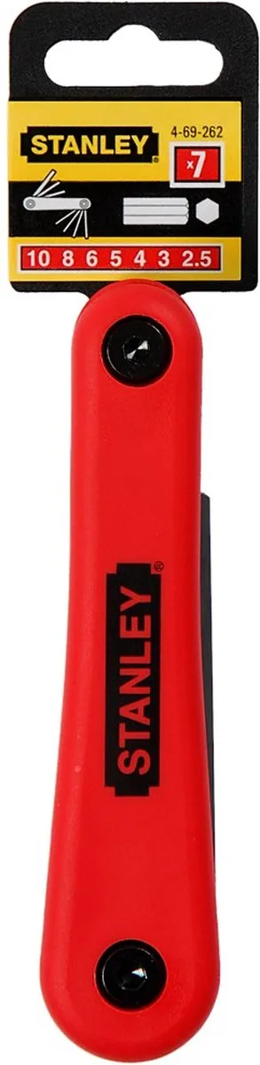 Stanley Stiftsleutelset 7-delig 2.5-10mm - Geel
