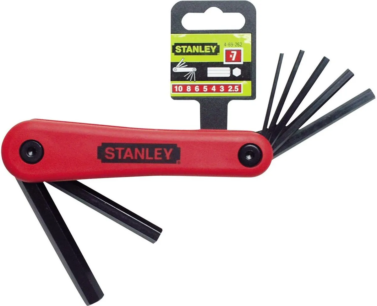 Stanley Stiftsleutelset 7-delig 2.5-10mm - Geel