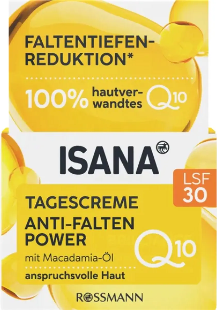 Isana Q10 Anti-Rimpel Dagcrème SPF 30 50ml