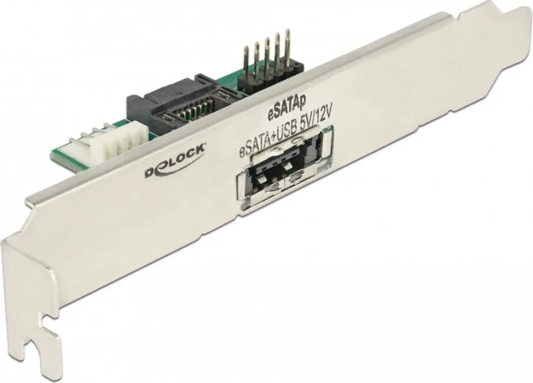 Delock Slotbracket eSATApd 5V/12V - 65447
