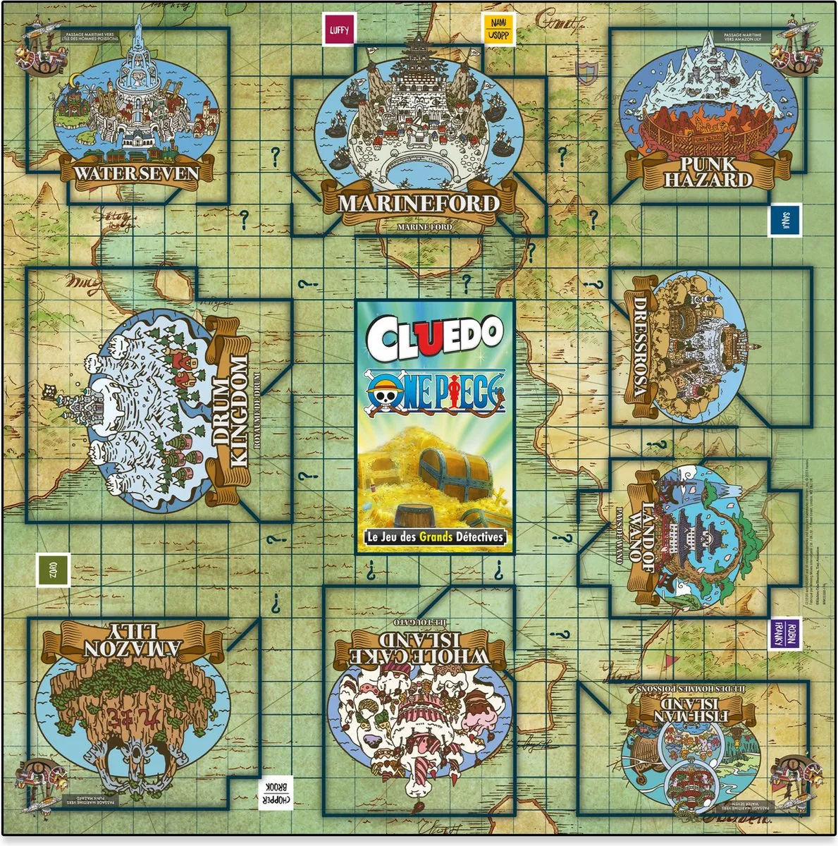 Winning Moves Cluedo One Piece Bordspel - 2-6 Spelers