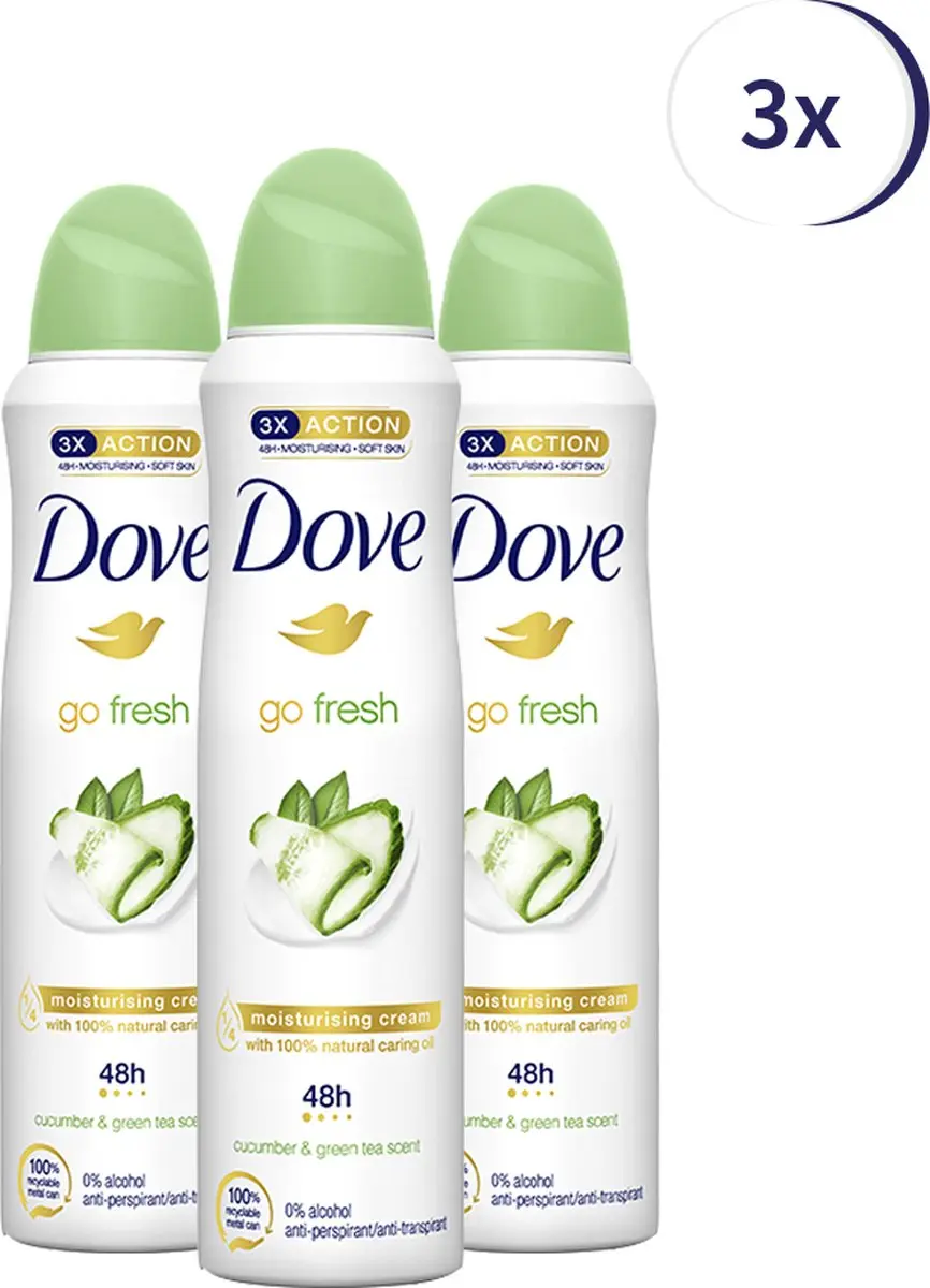 Dove Go Fresh Anti-transpirant Spray Komkommer