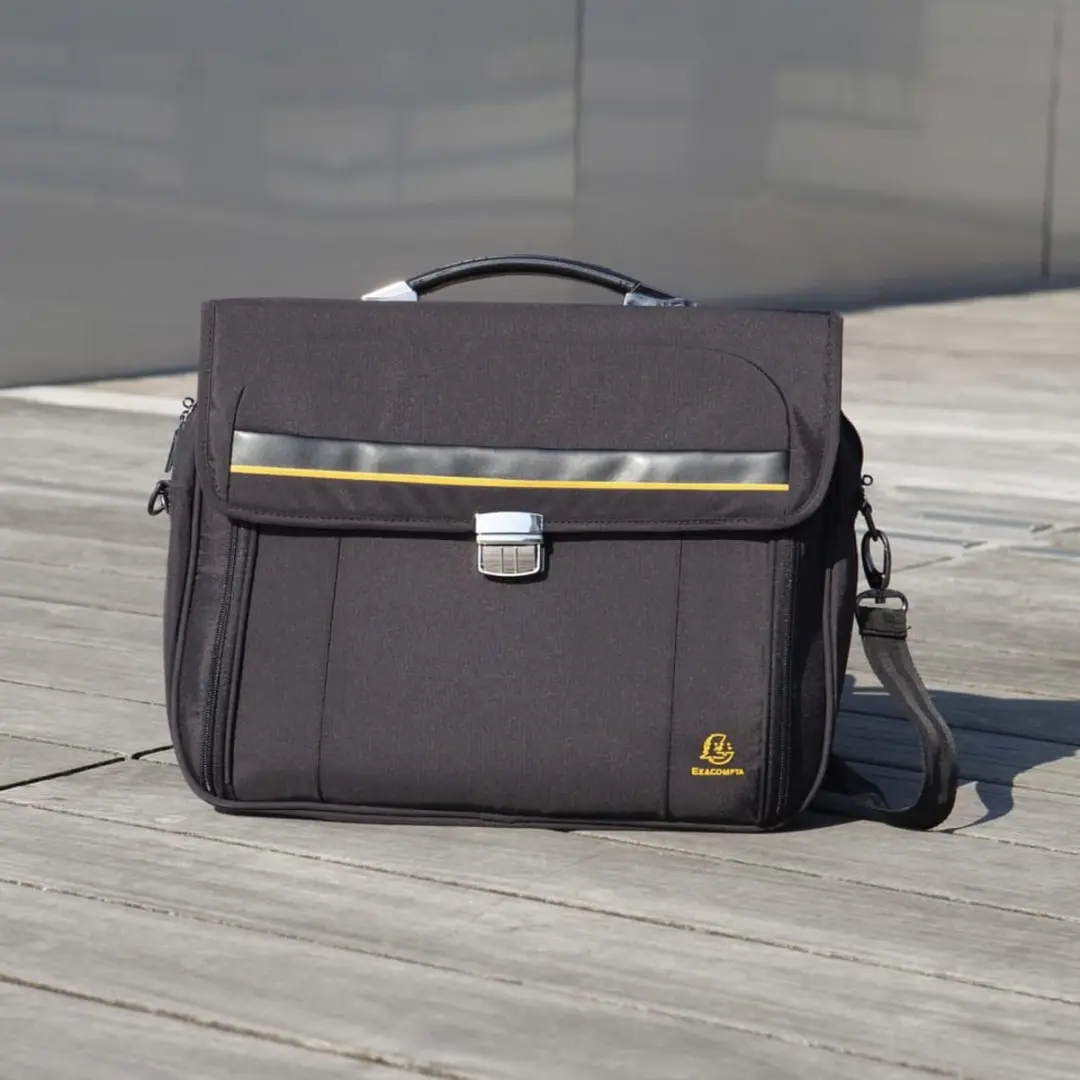 Exacompta Exactive Laptoptas 15,6" - 4 Vakken - Zwart