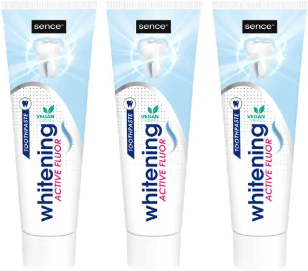Sence Whitening Active Fluor Tandpasta 225ml