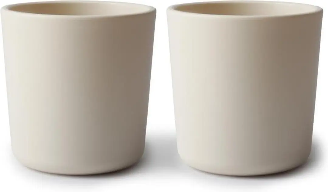 Mushie Siliconen Drinkbeker Set 2 - 220cl - Caramel