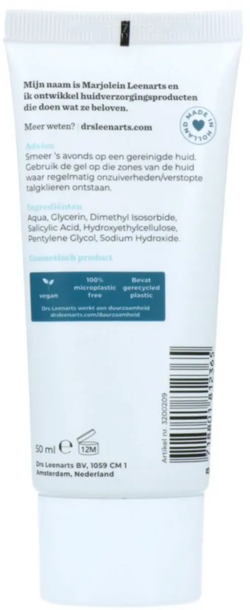 Drs Leenarts Salicylzuur Gel 2% 50ml