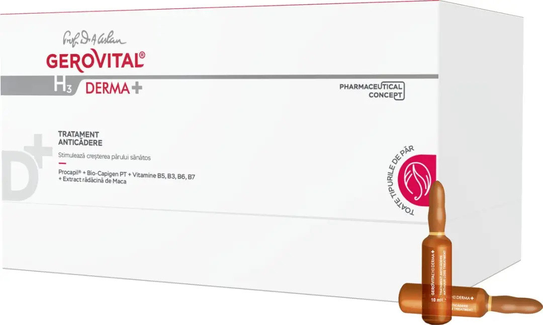 Gerovital Derma+ Haaruitval Ampullen 12x10ml