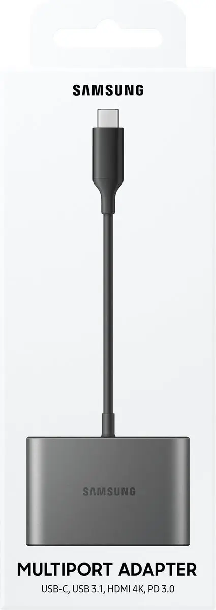 Samsung Multiport Adapter EE-P3200BJ - USB-C naar HDMI/USB 3.1 - Zilver