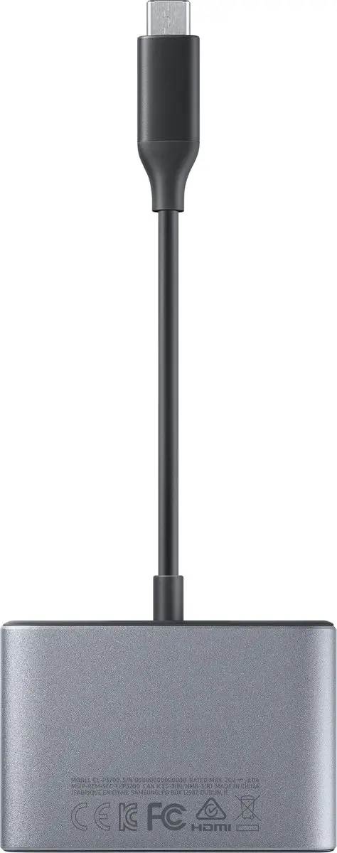 Samsung Multiport Adapter EE-P3200BJ - USB-C naar HDMI/USB 3.1 - Zilver
