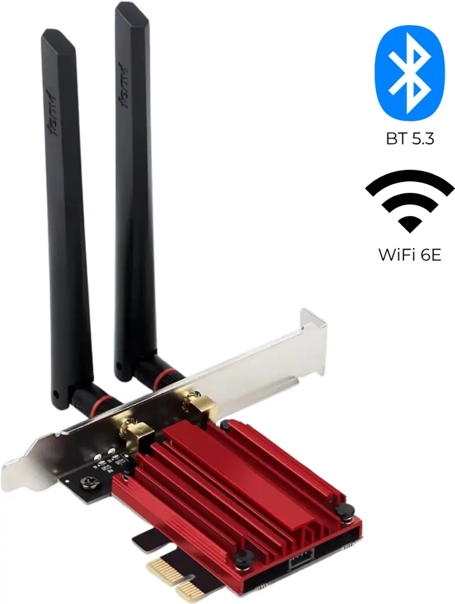 NÖRDIC PCIe AX210 WiFi Kaart 104