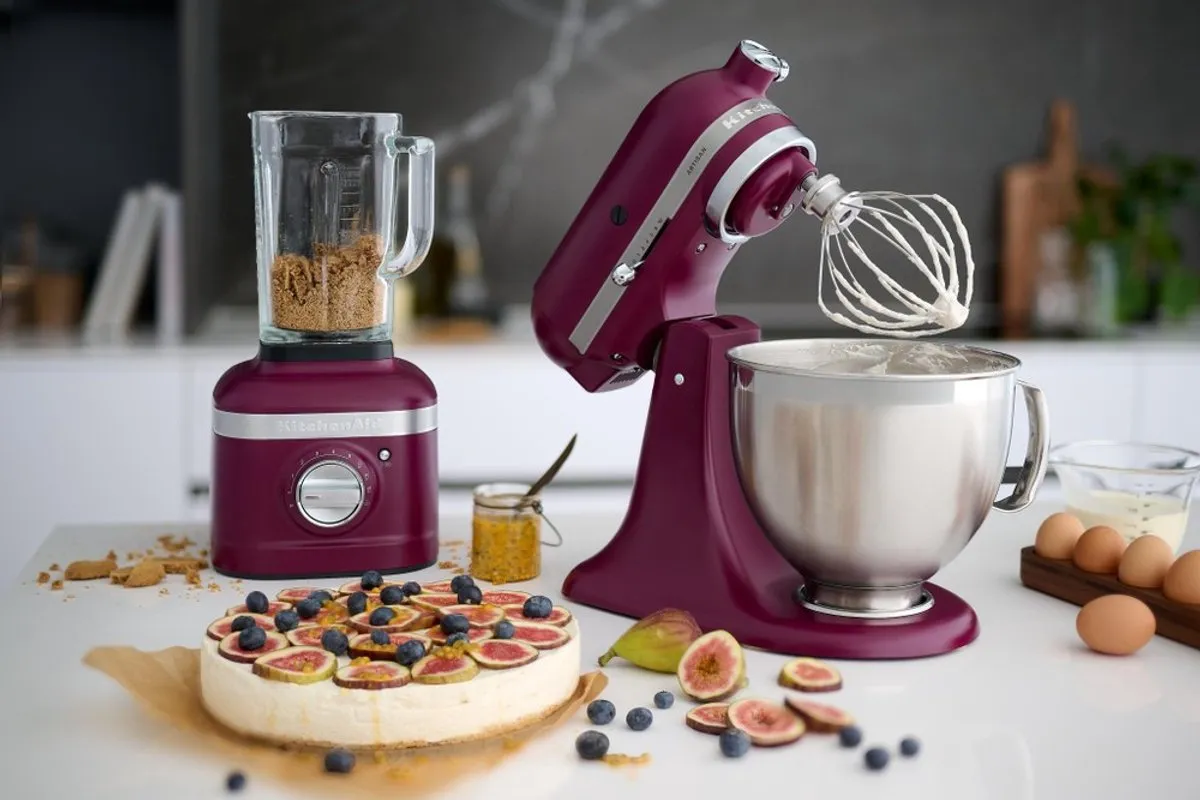 KitchenAid 5KSM195PSEBE Keukenmachine - 300W - 10 Snelheden - Bordeauxrood - afbeelding 2 van 6