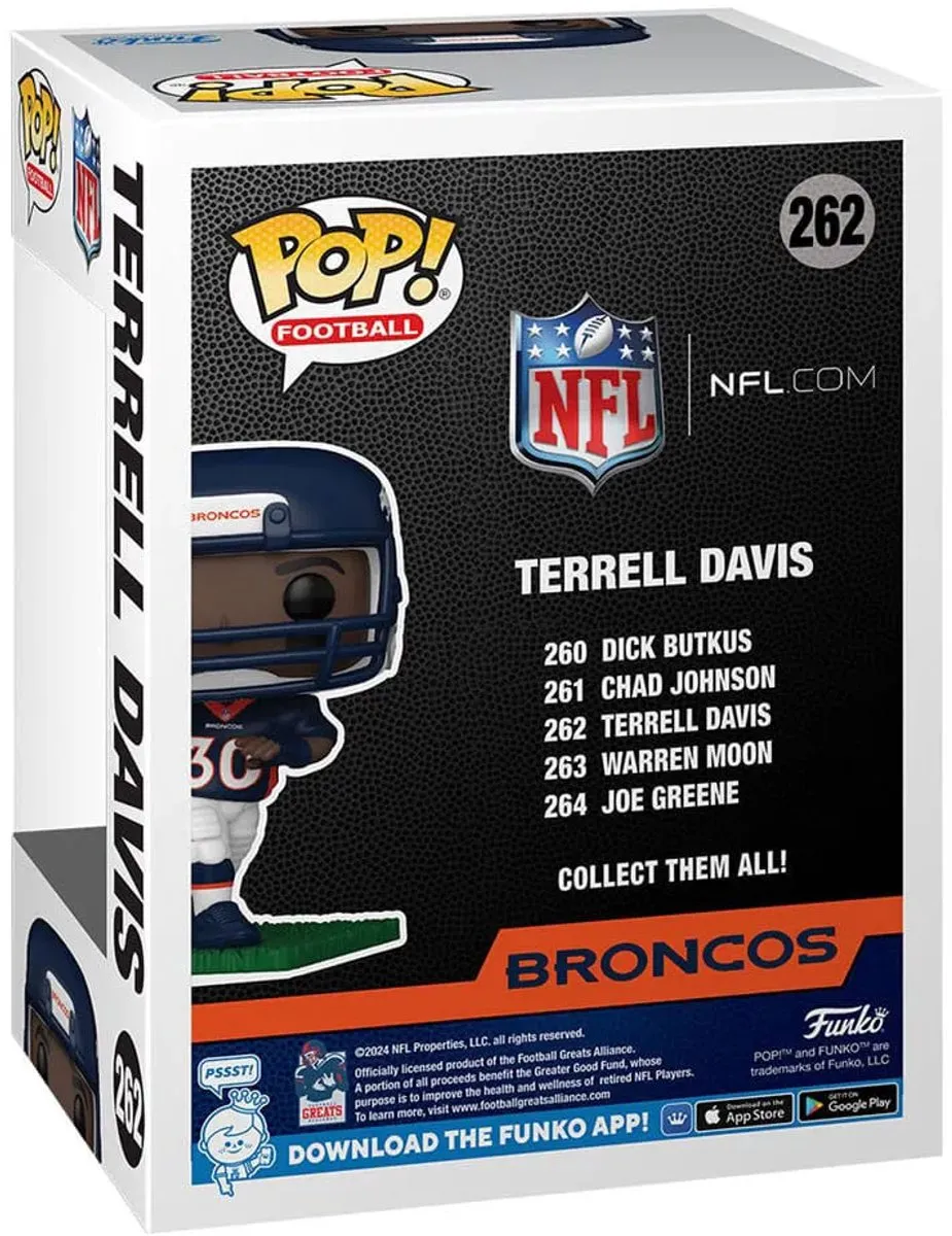Funko Legends Pop! NFL Terell Davis Broncos - Wit