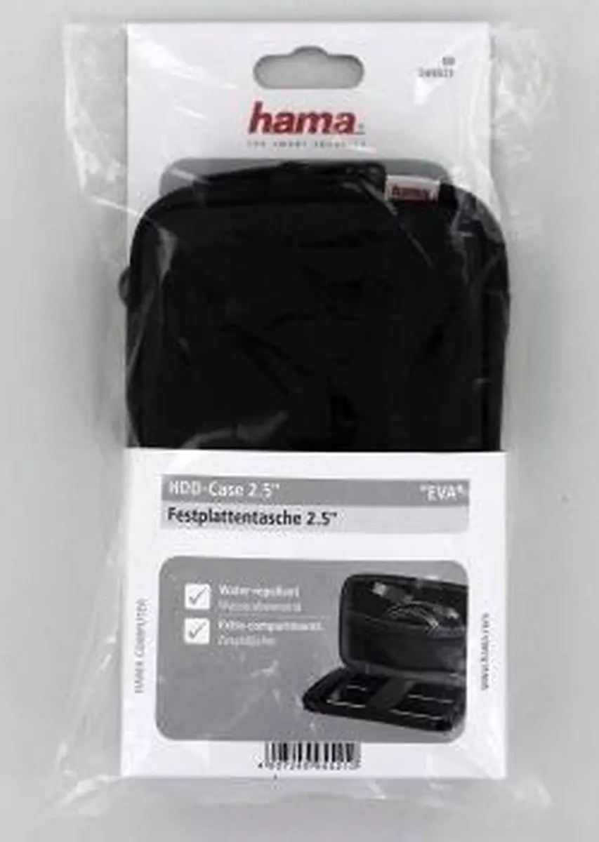 Hama 2.5 HDD-Case Eva 95521 - Zwart