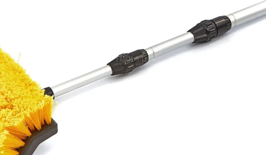 HBM Telescopische Wasborstel 3m - Met Wateraansluiting