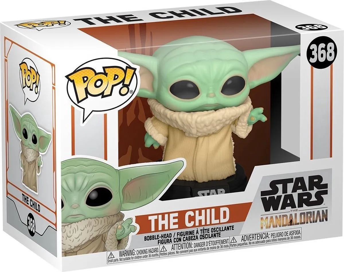 Funko Pop Star Wars Jumbo The Child Bobblehead #369 - Multi