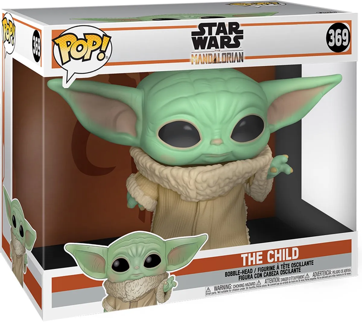 Funko Pop Star Wars Jumbo The Child Bobblehead #369 - Multi