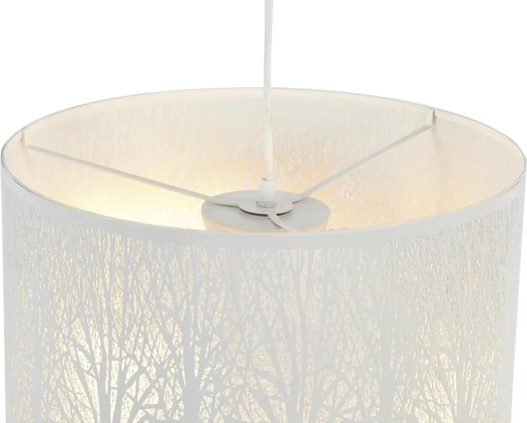 Inspire Forest Hanglamp - 3x E27 60W - Ø40cm x H23cm - Wit