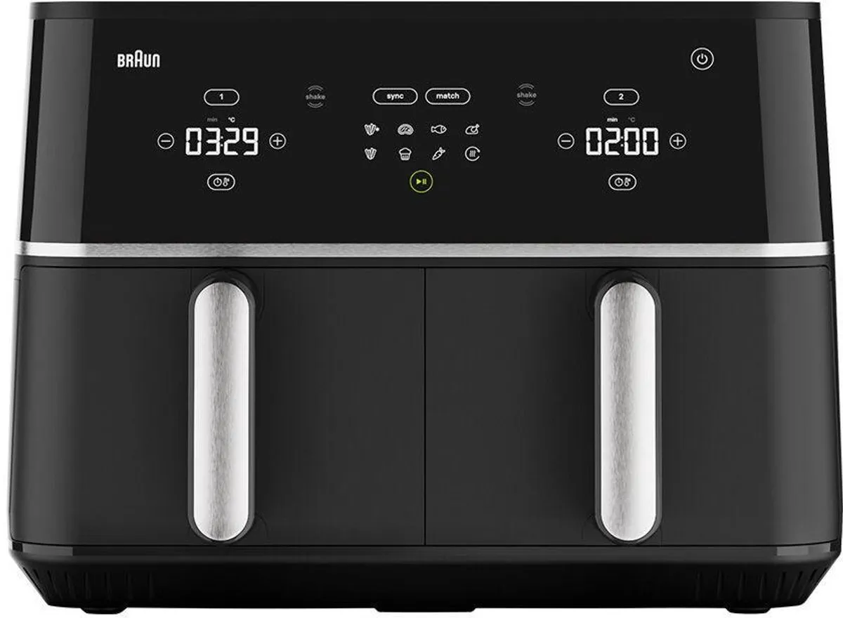 Braun TwinCook 5 TD5030IBK Dubbele Airfryer 10L