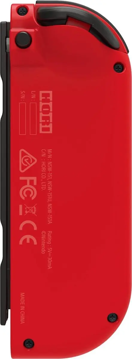 Nintendo Hori D-Pad Controller AB01-001E - Rood - 4310mAh